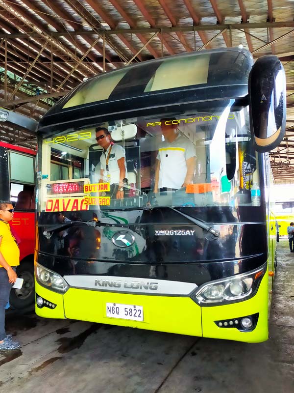 Bachelor Express heading to Davao with the Conductor and Driver.