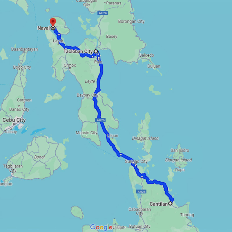 Travel Tips From Surigao to Naval Via Tacloban | Latagaw