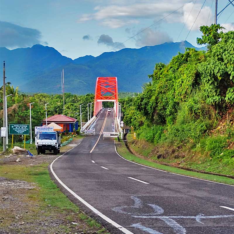 Biliran Bridge full view from the boundary of Leyte.