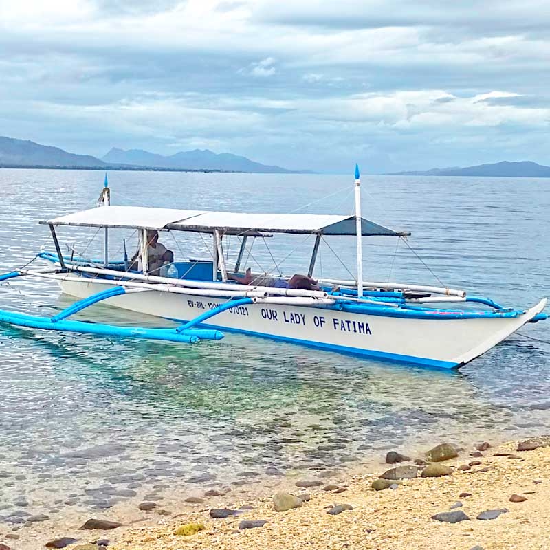 The Our Lady of Fatima pumpboat.