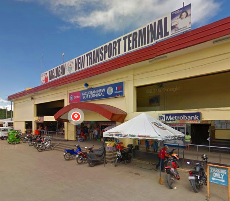 The bus terminal of Tacloban New Transport Terminal.